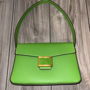 Kate Spade Green Leather Shoulder Bag